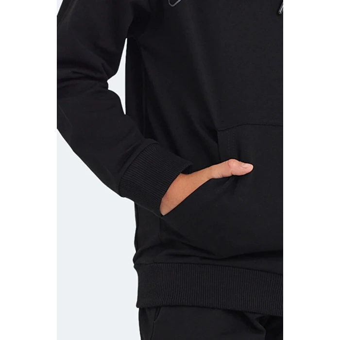 Slazenger LETTO ST24WC004-500 Sweat Siyah