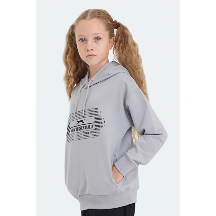 Slazenger Loya ST24WC003-280 Sweatshirt Gri