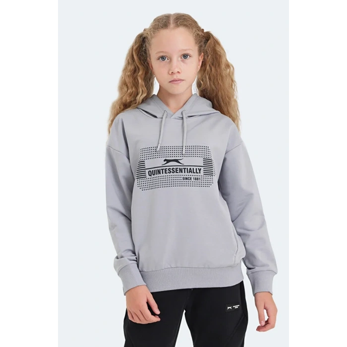 Slazenger Loya ST24WC003-280 Sweatshirt Gri