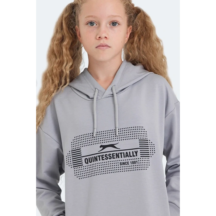 Slazenger Loya ST24WC003-280 Sweatshirt Gri