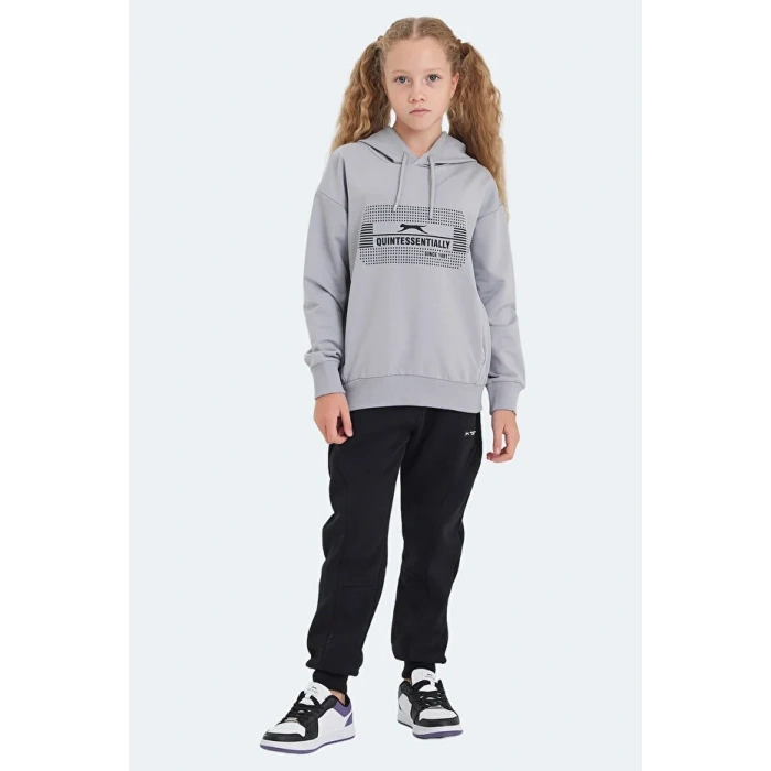 Slazenger Loya ST24WC003-280 Sweatshirt Gri