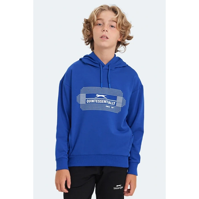 Slazenger Loya ST24WC003-480 Sweatshirt Mavi