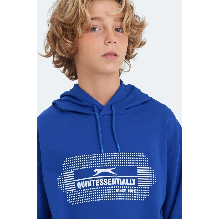 Slazenger Loya ST24WC003-480 Sweatshirt Mavi