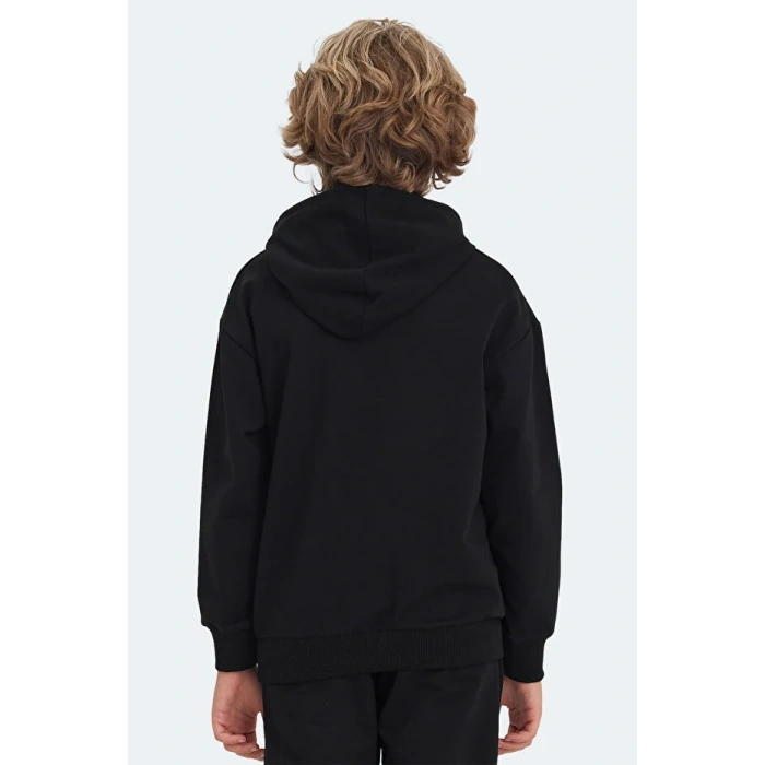 Slazenger Loya ST24WC003-500 Sweatshirt Siyah