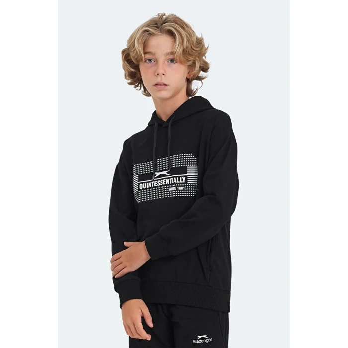 Slazenger Loya ST24WC003-500 Sweatshirt Siyah