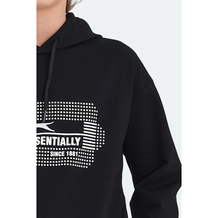 Slazenger Loya ST24WC003-500 Sweatshirt Siyah