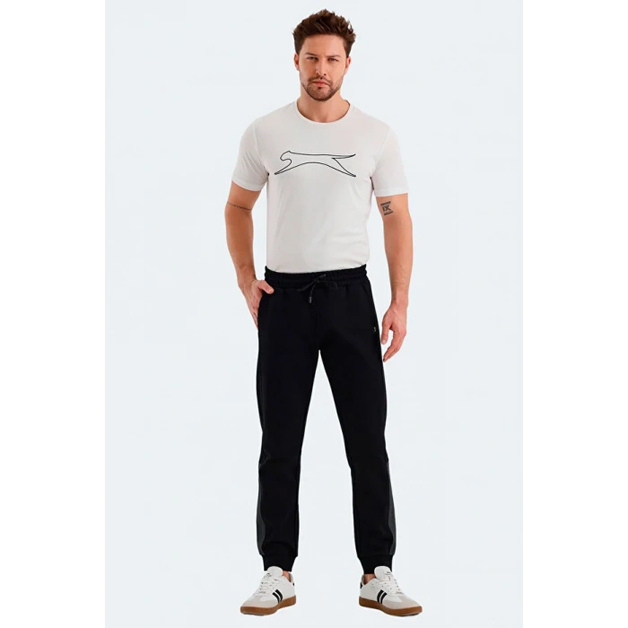 Slazenger Philo ST22PE221-500 Siyah Eşofman Alt