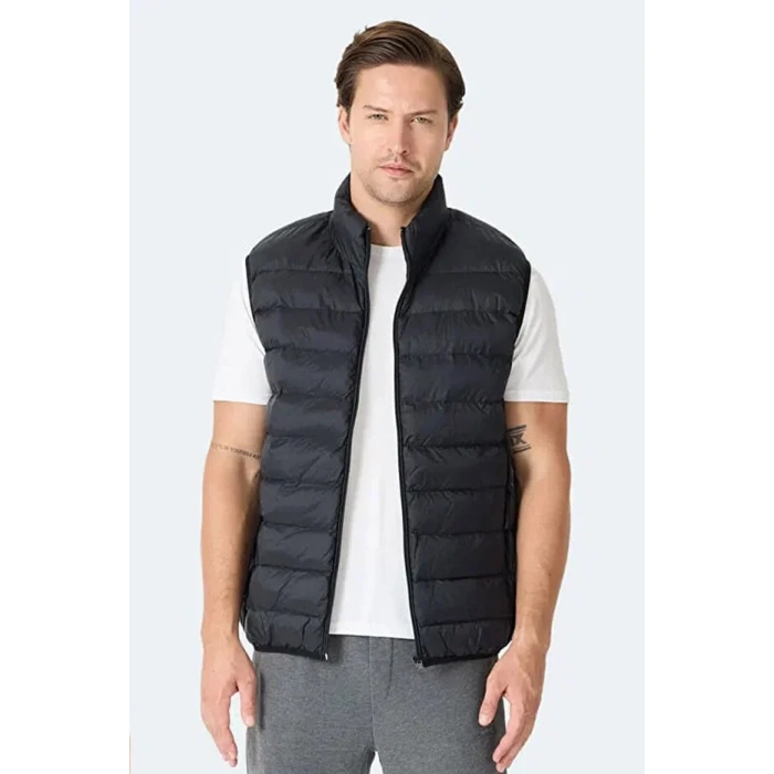 Slazenger ST25YE006-500 Helix Yelek Siyah