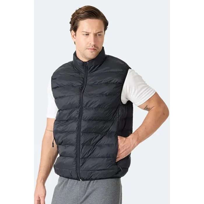 Slazenger ST25YE006-500 Helix Yelek Siyah