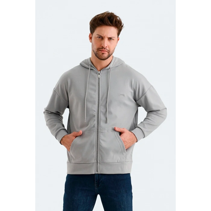 Slazenger Valter ST24WE049-200 Gri Sweatshirt