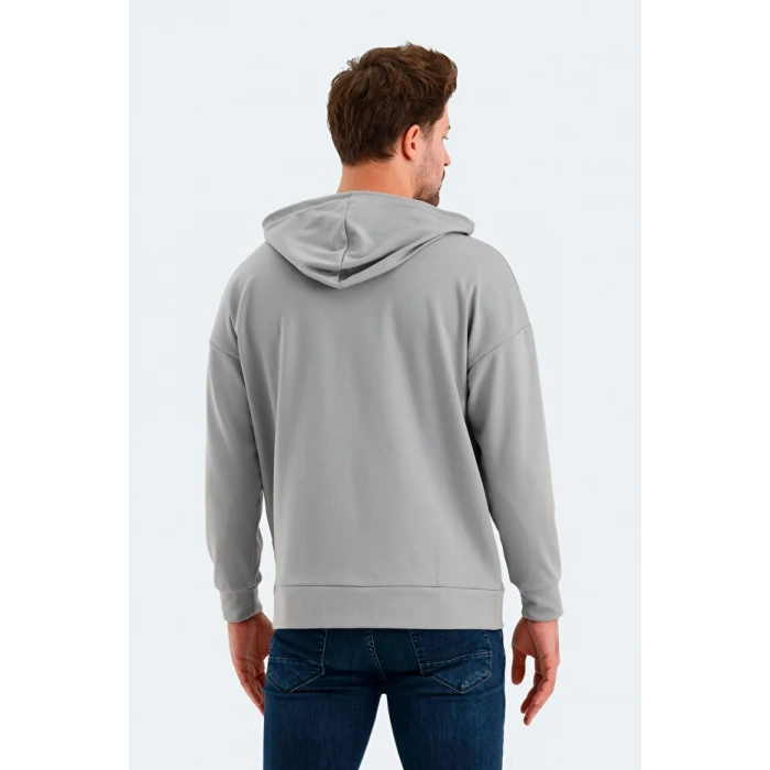 Slazenger Valter ST24WE049-200 Gri Sweatshirt