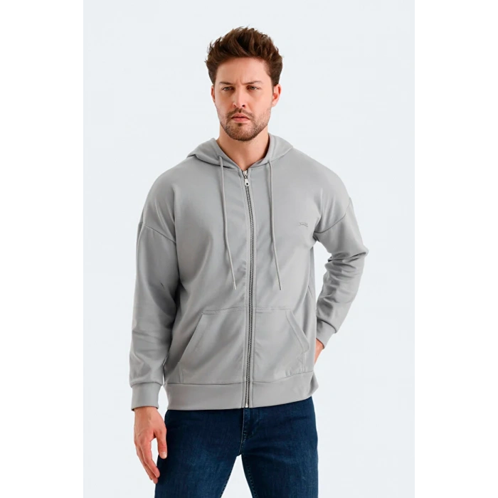 Slazenger Valter ST24WE049-200 Gri Sweatshirt