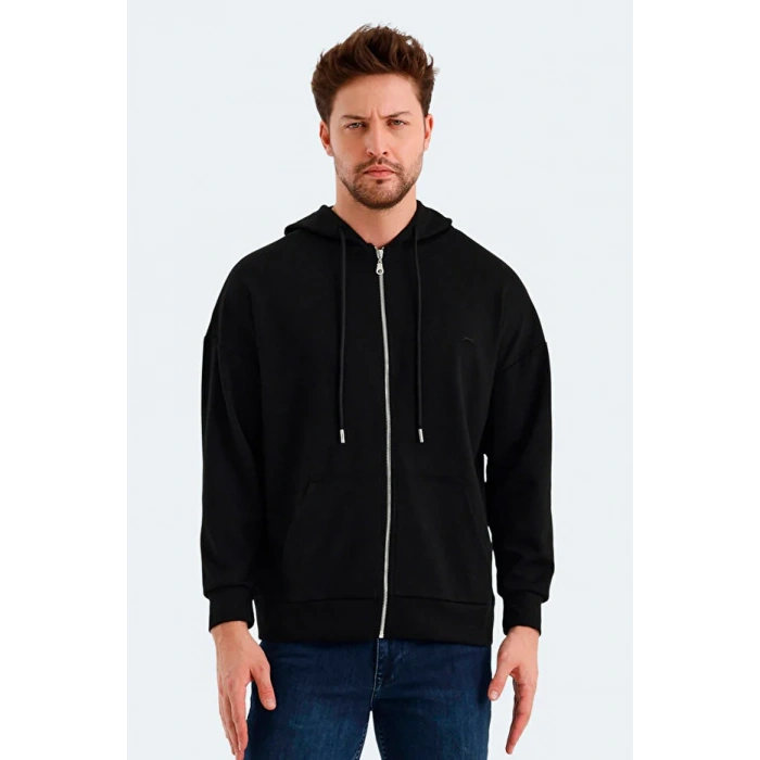 Slazenger Valter ST24WE049-500 Siyah Sweatshirt