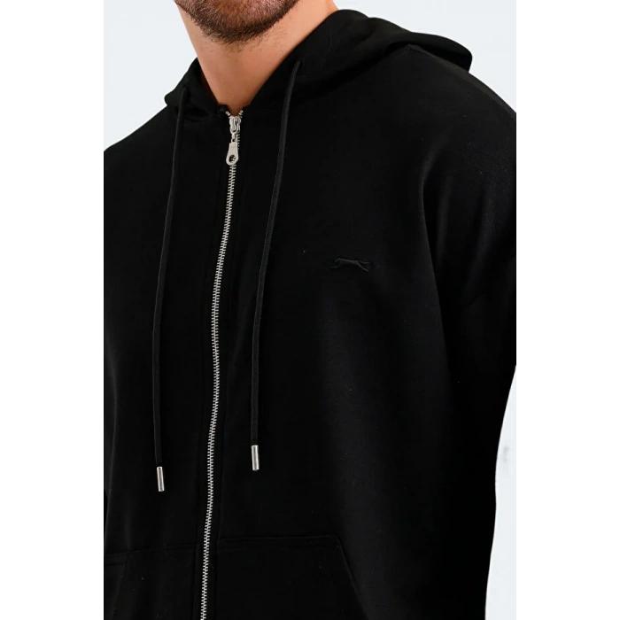 Slazenger Valter ST24WE049-500 Siyah Sweatshirt