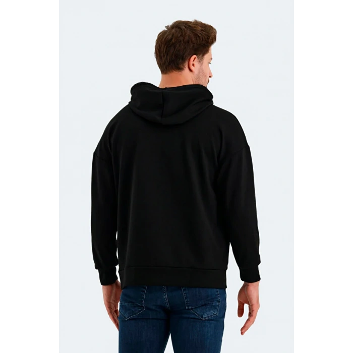 Slazenger Valter ST24WE049-500 Siyah Sweatshirt