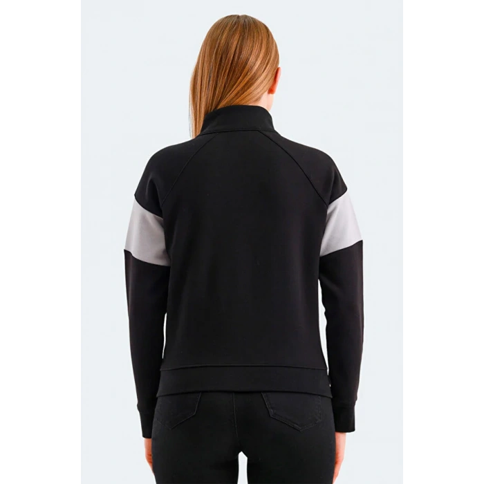 Slazenger Victory ST24WK013-500 Sweatshirt Siyah