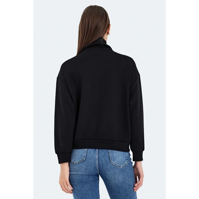 Slazenger Vidal ST24WK009-500 Sweat Siyah