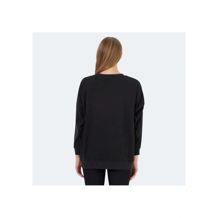 Slazenger Vikenti SW ST24WK037-500 Siyah Sweatshirt