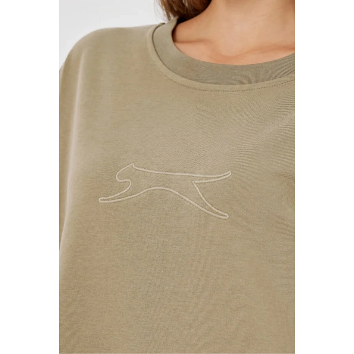 Slazenger Vikenti SW ST24WK037-808 Koyu Yeşil Sweatshirt