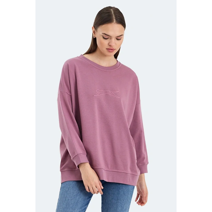Slazenger Vikenti SW ST24WKO37-677 Gül Sweatshirt
