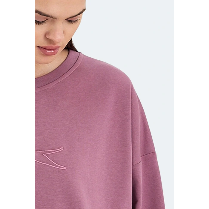 Slazenger Vikenti SW ST24WKO37-677 Gül Sweatshirt