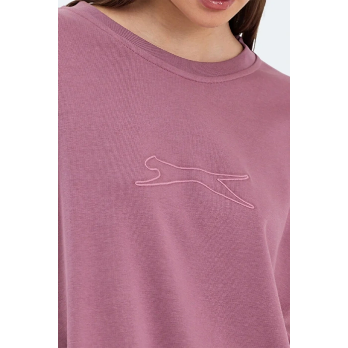 Slazenger Vikenti SW ST24WKO37-677 Gül Sweatshirt