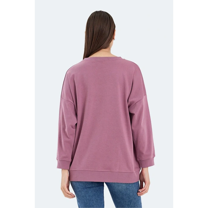 Slazenger Vikenti SW ST24WKO37-677 Gül Sweatshirt