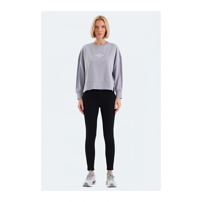 Slazenger Vital ST24WK025-680 Lila Sweatshirt