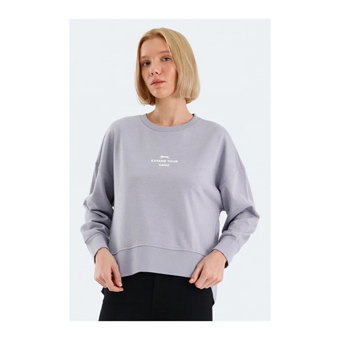 Slazenger Vital ST24WK025-680 Lila Sweatshirt
