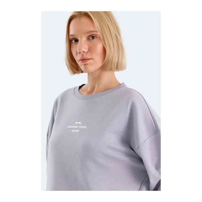 Slazenger Vital ST24WK025-680 Lila Sweatshirt