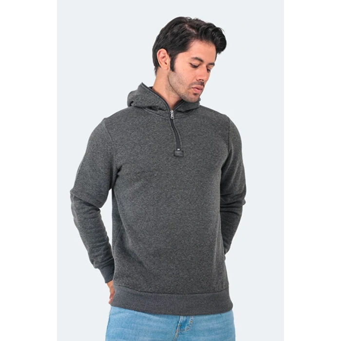 Slazenger Vonda ST24WE045-230 Füme Kapşonlu Üst