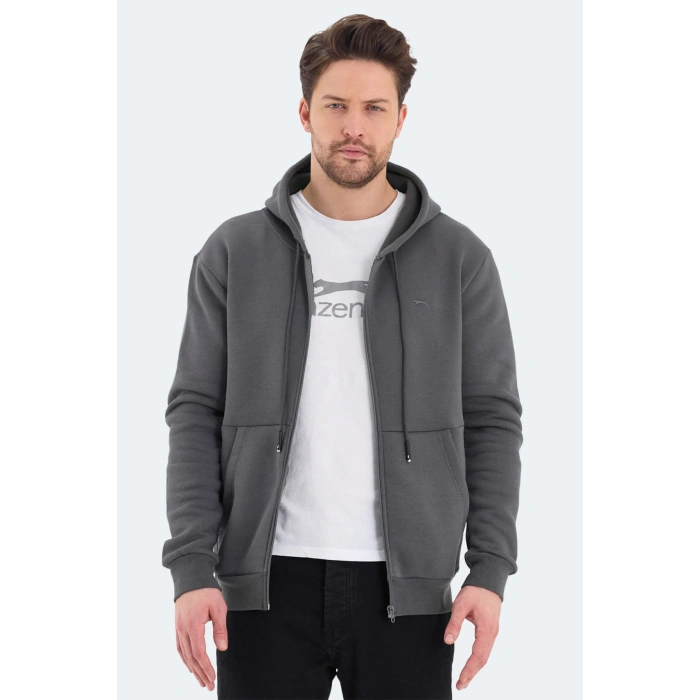 Slazenger Vonda ST24WE045-230 Füme Kapşonlu Üst