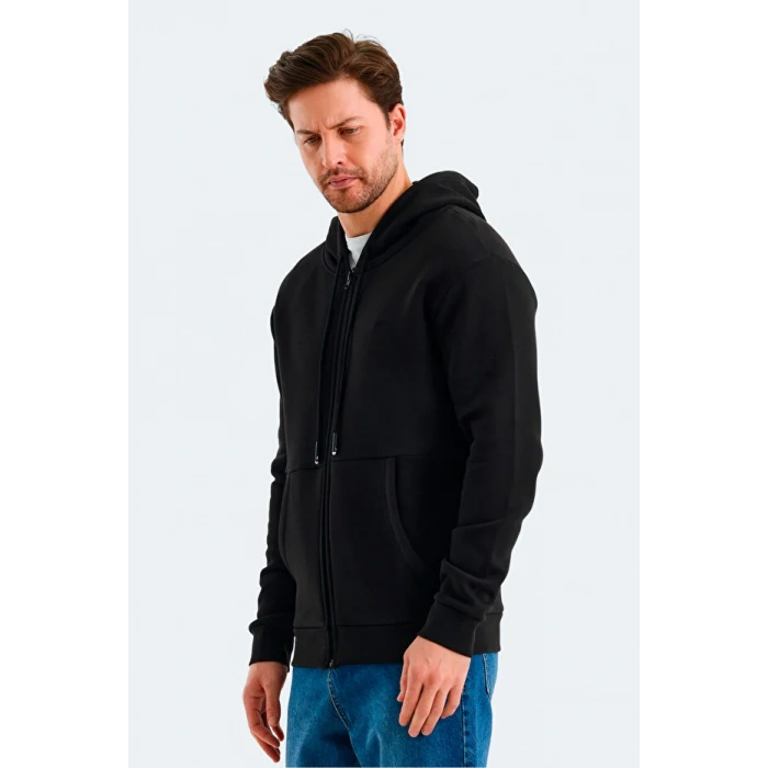 Slazenger Vonda ST24WE045-500 Siyah Kapşonlu Üst