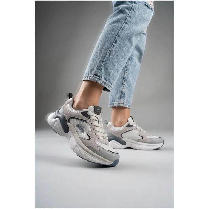 SLAZENGER WIND BEYAZ-GRİ (36-40)