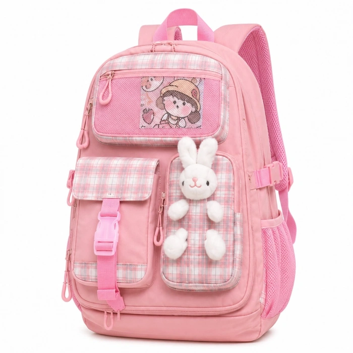 Stepzone Kore Tarzı Çanta Pembe