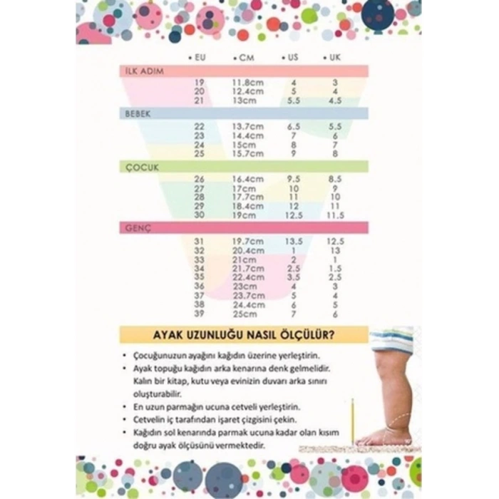 Vicco Oyo Beyaz Sneaker (19-21)