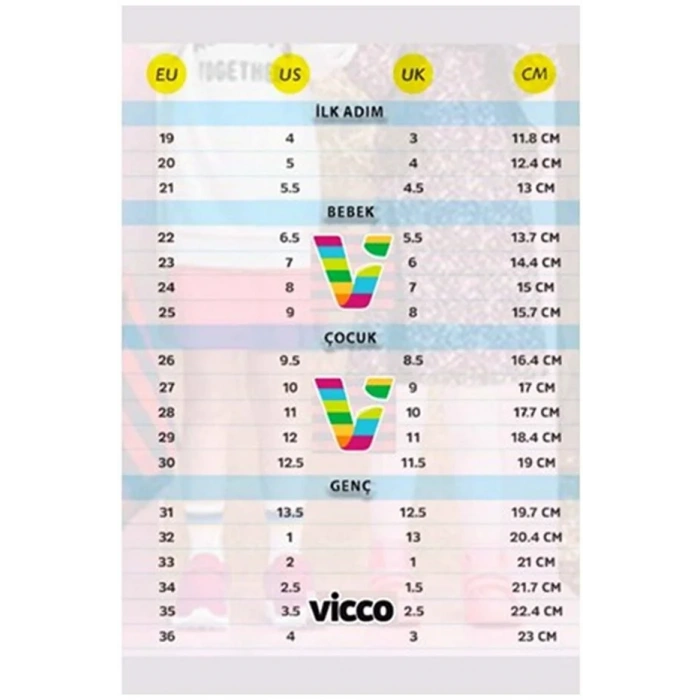 Vicco Pablo Bot Lacivert (31-35)