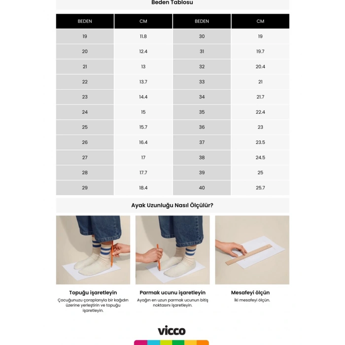 Vicco Surf Siyah (22-25)