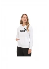 Puma Ess Logo Hoodie 586791-02 Beyaz