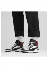 Puma Rebound v6 392326-24 Siyah Beyaz Kırmızı
