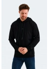 Slazenger Vadımır ST24WE058-500 Siyah Sweatshirt