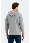 Slazenger Valter ST24WE049-200 Gri Sweatshirt