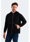 Slazenger Valter ST24WE049-500 Siyah Sweatshirt