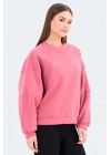 Slazenger Via ST24WK012-677 Gül Sweatshirt
