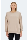 Slazenger Vikenti SW ST24WK037-120 Bej Sweatshirt