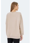 Slazenger Vikenti SW ST24WK037-120 Bej Sweatshirt