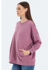 Slazenger Vikenti SW ST24WKO37-677 Gül Sweatshirt