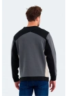 Slazenger Vitali ST24WE054-500 Siyah Sweatshirt