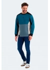 Slazenger Vitali ST24WE054-825 Mavi Sweatshirt