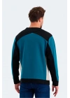 Slazenger Vitali ST24WE054-825 Mavi Sweatshirt